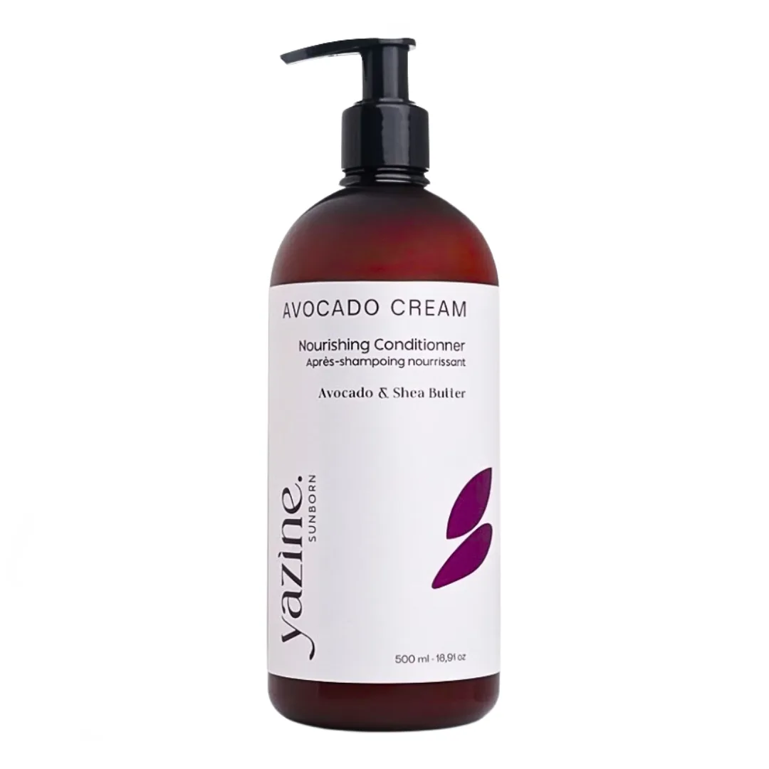 Yazine Apres Shampoing Sans Sulfate A Huile D’Avocat 500ml