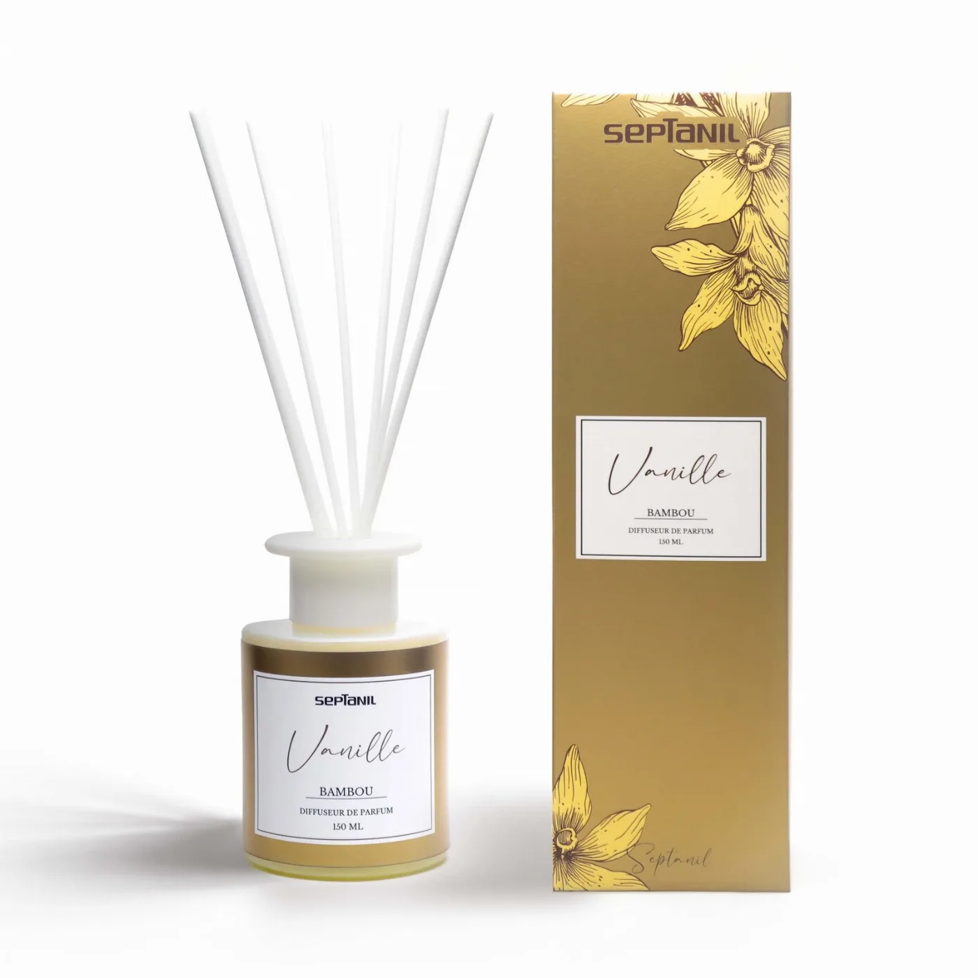 Septanil Diffuseur De Senteur En Bambou Vanille 150ml