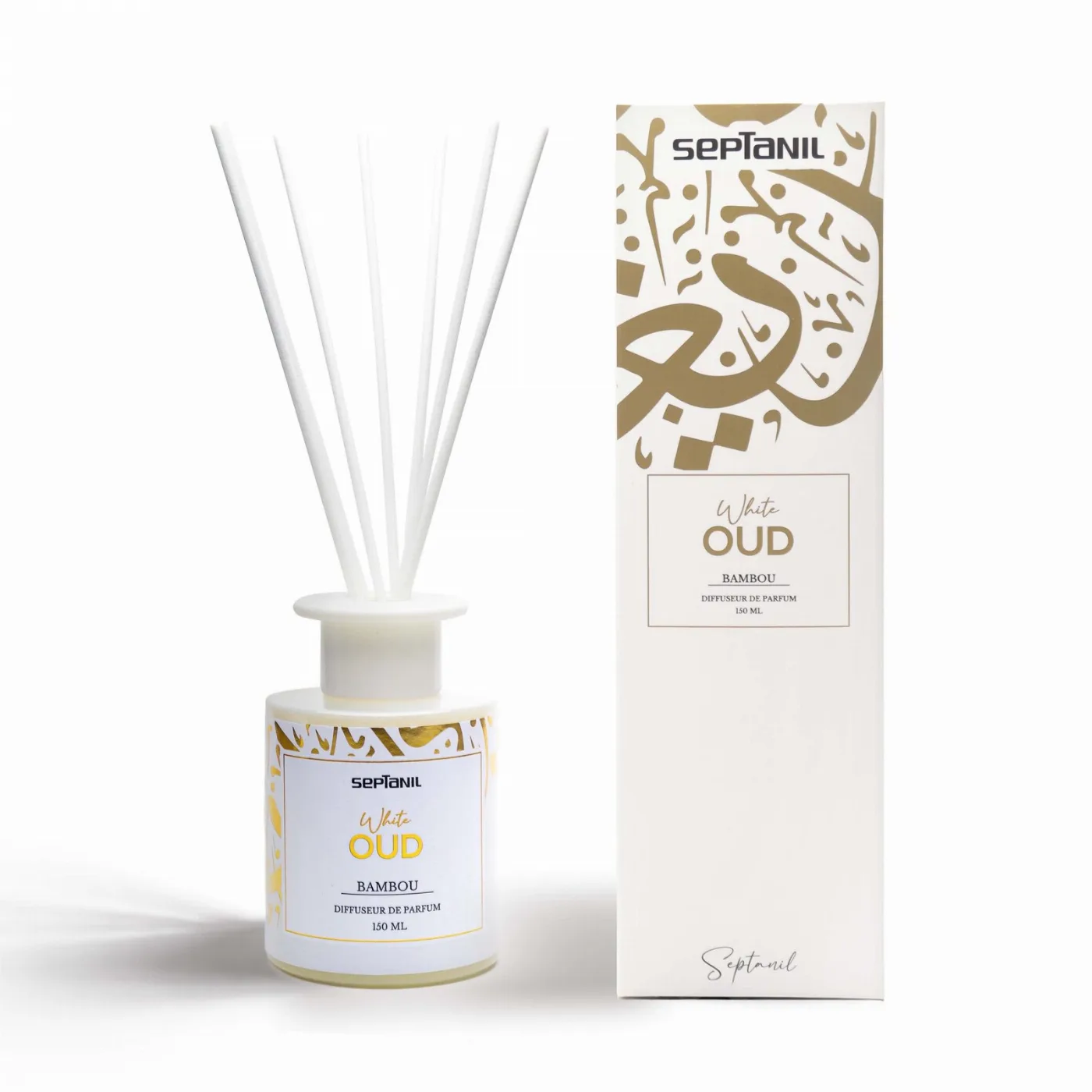Septanil Diffuseur De Senteur En Bambou Oud White 150ml