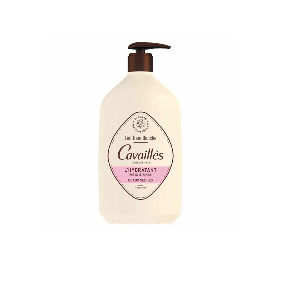 Rogé Cavailles Lait Bain Douche Hydratant Peaux Séches 1L